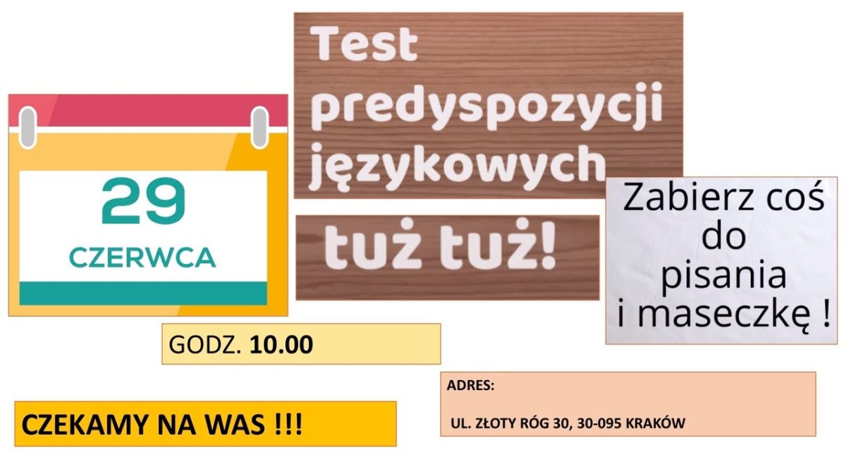 Test 29 czerwca