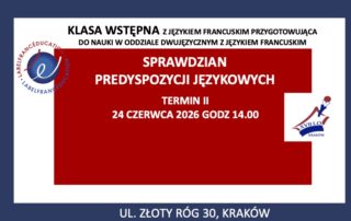 sprawdzian predyspozycji